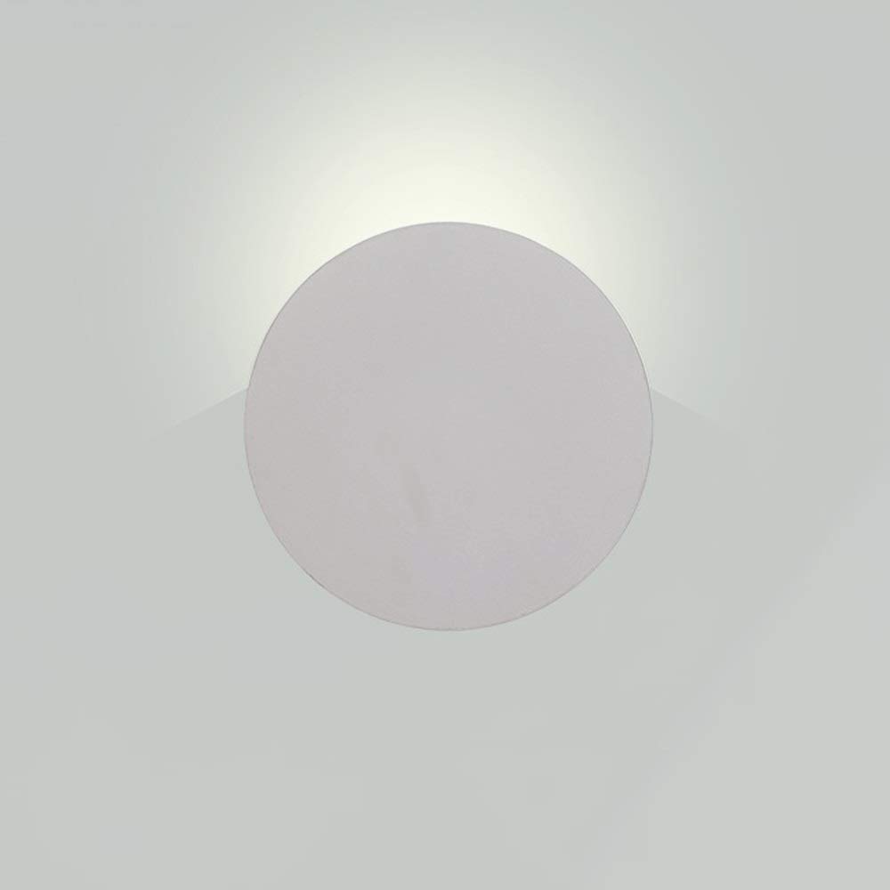 Aplique de pared moderno de aluminio y espejo con luz frontal creativa LED de 5W
