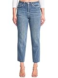 It’s giving main character energy all season long in our Women’s High Rise Cropped Straight Leg Jeans. This high-rise, straight-leg silhouette is designed to cinch your waist and make your legs look longer. Featuring a frayed hem for an effortless lo...