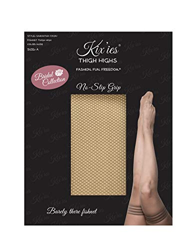 Image of Kix'ies Bridal Hosiery Thigh High Stockings For Women with No-Slip Stay Up Grip | Bridal Lingerie - Bridal Wedding Collection