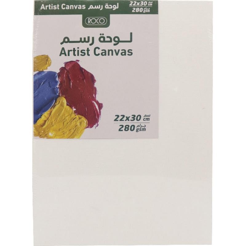 Roco Rectangular Canvas Panel Board 22 cm x 30 cm Size