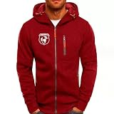 【Design confortevole】 Questa felpa con cappuccio è realizzata in tessuto di alta qualità, morbido al tatto, ha una buona ritenzione del calore e ha una trama chiara, che ne evidenzia immediatamente l'eccellente qualità.