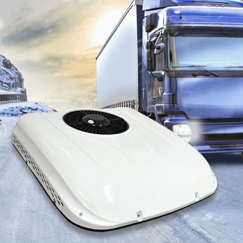 Aire Acondicionado para Coche, 12 V/24 V, para Techo de Caravana, para estacionamiento, para Camiones, vehículos de construcción, excavadoras, grúas y Furgonetas.
