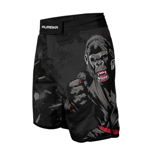 Gorilla Martial Arts Training Shorts – Versatile Fight Shorts for MMA BJJ Jiu Jitsu Muay Thai Grappling Combat Sports3