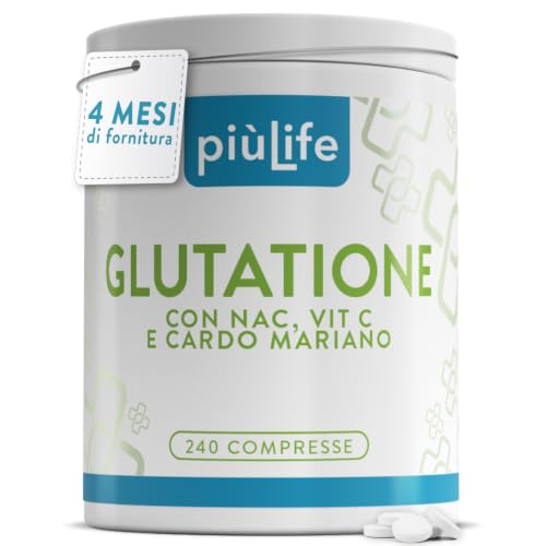 Glutatione Forte 100% Ridotto PiùLife 250 mg - 240 Compresse