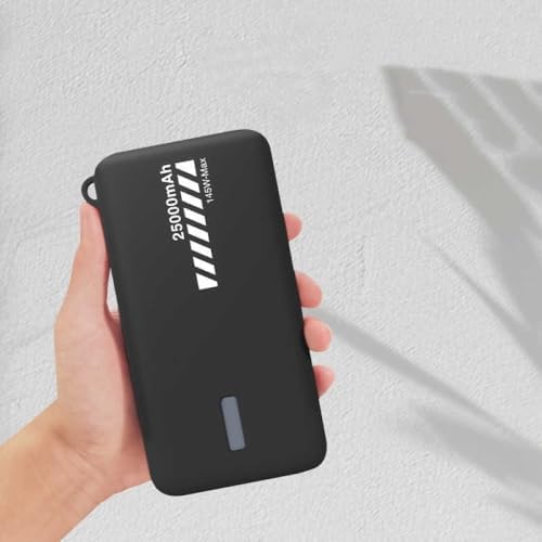 Silicone Protection Case for UGREEN 25000mAh 145W Power Supply Travel Dust and Anti-Scratch Protective Cover Shockproof Soft Sleeve (Black) (Gray) — view 5