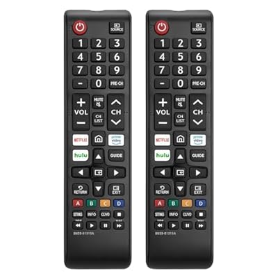 Replacement for Samsung Smart TV Remote, 2-Pack Universal Control Remote for Samsung Smart TV LED, LCD, HDTV, 3D