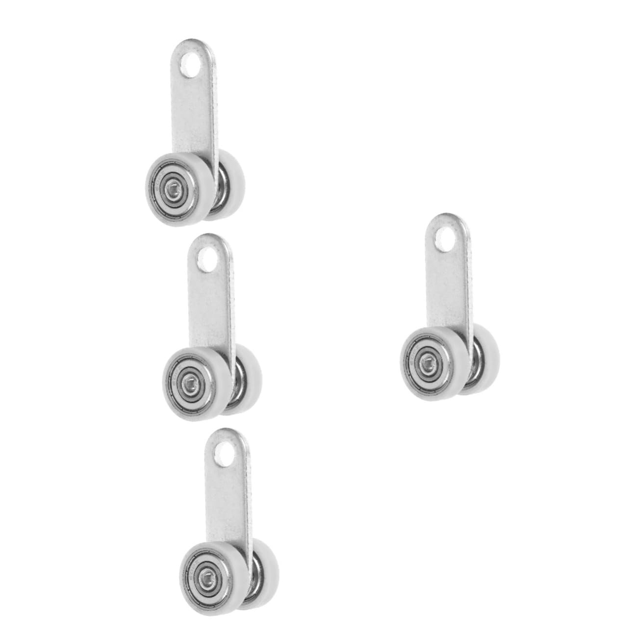 iplusmile 4pezzi Puleggia Per Porta Scorrevole Cuscinetti Doppio Capacità Di Carico Facile Installazione Adatta Per Porte Scomparsa e Sistemi Di Cavi