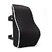 PROMIC Memory Foam Lumbar Support Back Cushion, Ergonomic Lumbar Pillow Relieves Sciatica/Back Pain - with 3D Mesh Cover & Adjustable Straps for Office Desk Chair Car Seat Couch and Sofa (Black)