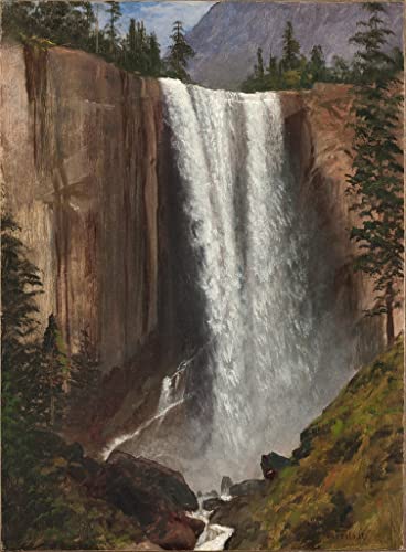 Affiche de Arts Albert Bierstadt Vernal Falls Toile Salon 60x90cm