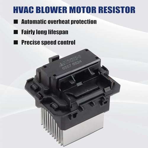 Image of AITKEN HVAC Blower Motor Resistor for Ford Lincoln Jeep Nissan Mini Models | Fits Nissan Cube Juke Sentra Jeep Commander /Ford Flex F-250 F350 F450 Super Duty /Mini Cooper /Lincoln MKT