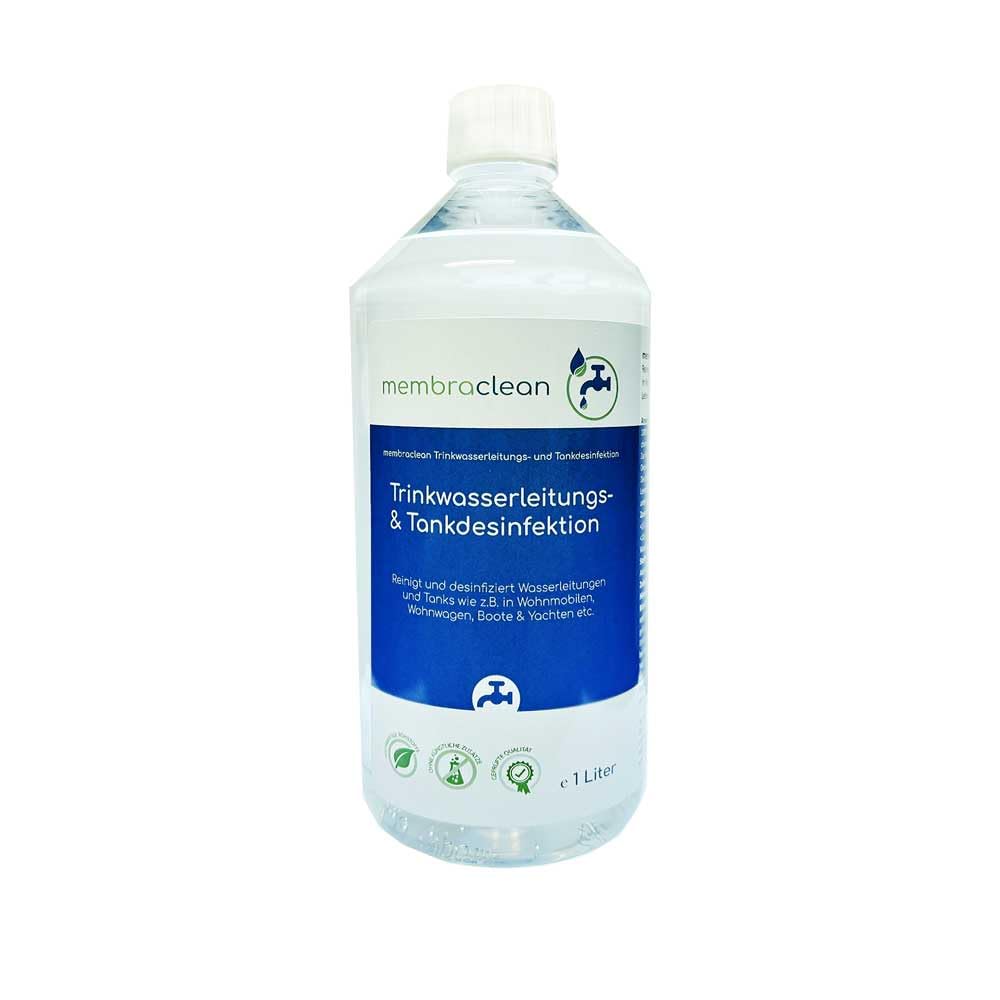 6x 1 Liter membraclean Trinkwasserleitungs- und Tankdesinfektion