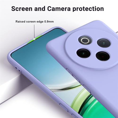 Image of Casotec Back Cover for Vivo T4 5G | Full Camera Protection | Premium Liquid Silicon Case | Flexible Bumper Case for Vivo T4 5G / Y300 Pro 5G / Y300 Pro Plus 5G / iQOO Z10 5G (Purple)