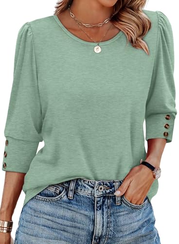 Plus Size Spring Clothes for Women 3/4 Length...