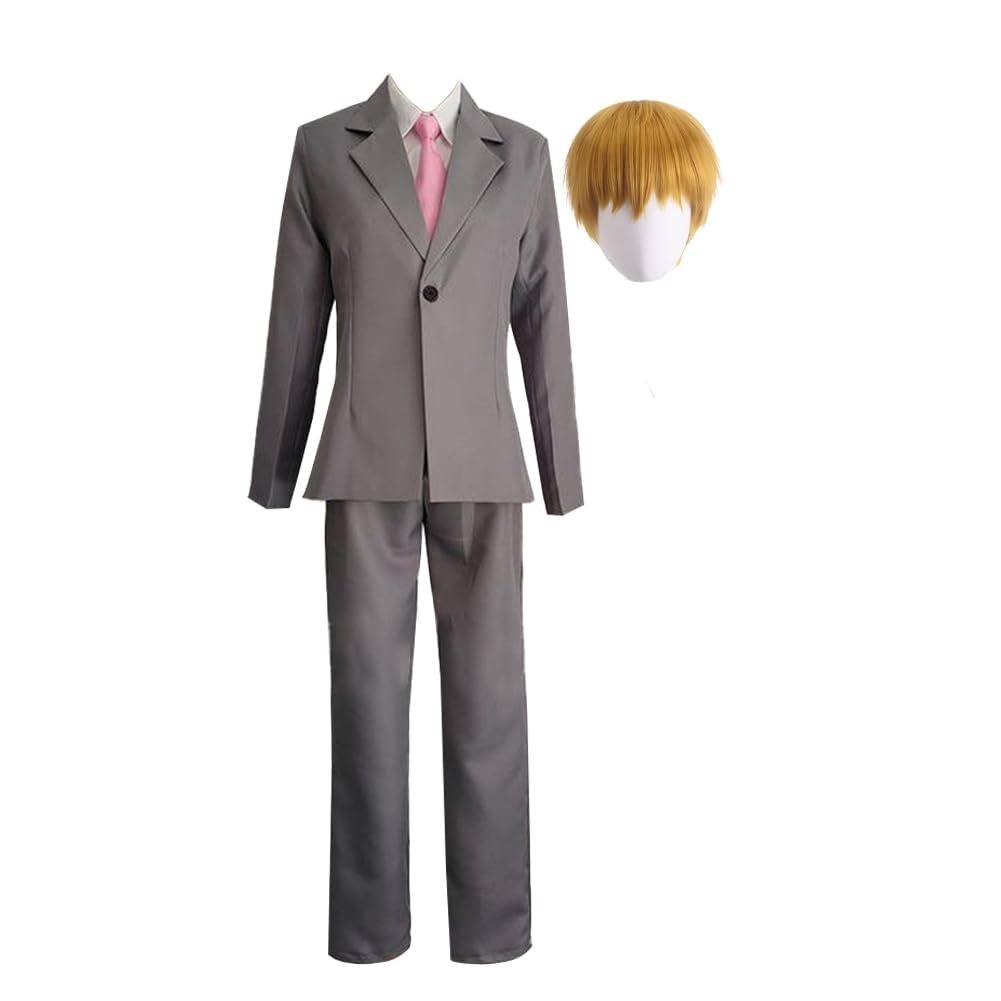 Reigen Arataka - Uniforme gris, disfraz de Mob Psycho 100, disfraz de cosplay de anime, Halloween, carnaval, fiesta, regalo para fanáticos del anime