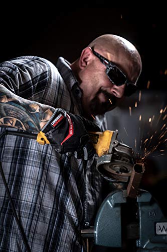 Grease Monkey Gel-Pro Grip Mechanic Gloves, Premium Protective Work Gloves With Grip & Touchscreen Capability, Veil, Large #TOP1