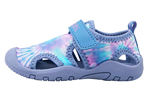 Brown Oak Kids Water Shoes Quick Dry Anti Slip Closed Toe Aqua Swim Sport Sandals (Toddlers/Little Kids)3