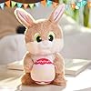 Easter bunny plushspecial easter stuffed animalsurprise easter gifts companion for easter egg adventures10  urban country home decor