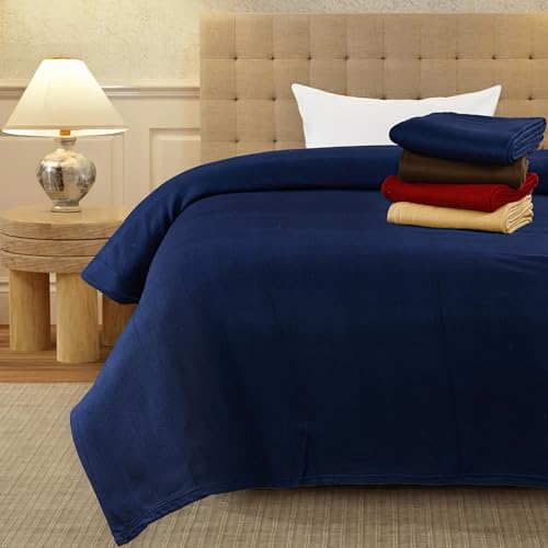 Image of CHANDRAVATI Stylish Polar Fleece Single Bed AC Fleece Wool Blanket - 58x88 Inch || Skin Friendly || Plain || (20)