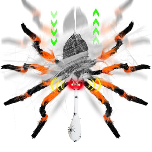 [Move Up and Down ] 44" Halloween Animatronic Giant Hanging