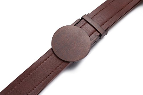 Image of Marino Men's Comfort Click Ratchet Belt Casual Leather Belt for Men - Automatic Linxx Buckle, 1 3 /8 inch Wide - Elegant Gift Box