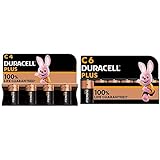 Duracell NEU Plus C Baby Alkaline-Batterien, 1.5V LR14 MN1400, 4er-Pack + New Plus C Alkaline Batterien [6 Stück] 1,5 V LR14 MN1400