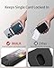 iWALK Stronger Magnetic Wallet, Upgraded for MagSafe Wallet, RFID Blocking, 5 Card Holder with Adjustable Stand, Slim Leather Phone Wallets for iPhone 16/15/14/13/12 Series, iPhone Wallets Navy Blue