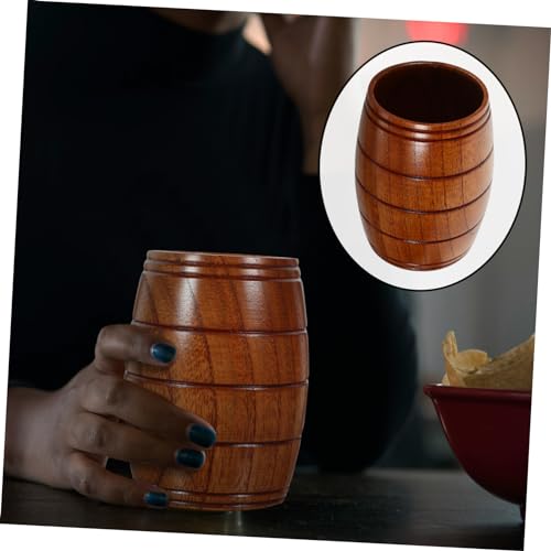 Vaso de bebida resistente de madera para evitar roturas en casa 6