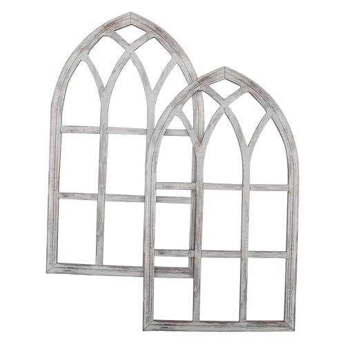 Ventana de estilo rústico en madera natural curvada para paredes exclusivas 2
