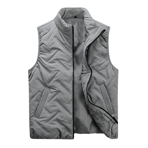 Allthemen Herren Steppweste Mit Stehkragen - Leichte Winterweste Für Outdoor & Freizeit