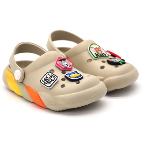 Image of SVAAR x Tom & Jerry Slingback Clog Shoes for Boys & Girls || Indoor & Outdoor Sandals Clogs for Kids with 6 Tom & Jerry Charms