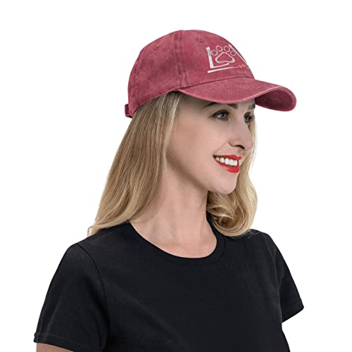 Gorra de béisbol vintage ajustable con diseño de pata miniatura 5