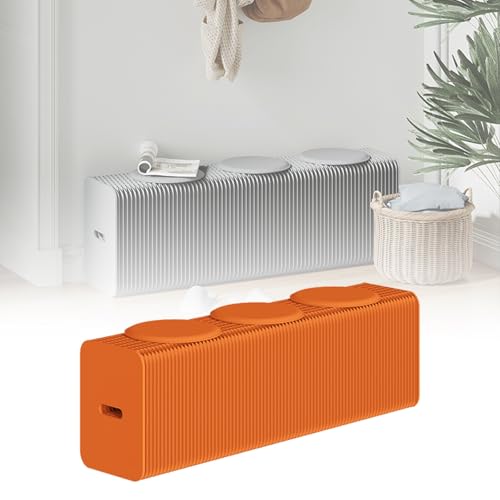 Tabouret en papier kraft pliable structure nid d'abeille rigide
