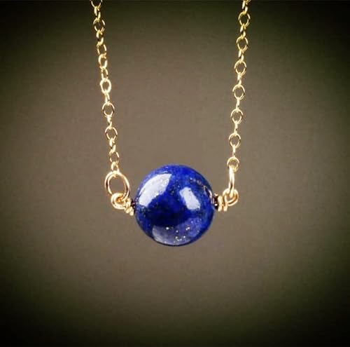 Zenkeeper 108 Pcs Lapis Lazuli Beads For Jewelry Making 8 Mm Lapis Lazuli Gemstones Loose Stone Beads thumb #3