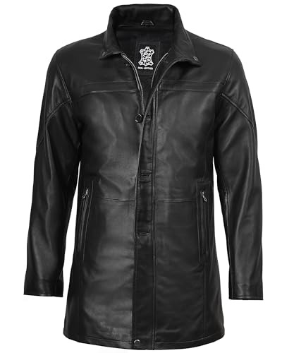 Blingsoul Leather Car Coats For Men - Real Leather Jacket Men3