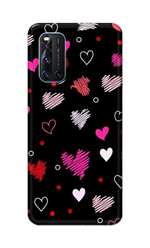 Image of PRINTFIDAA Vibrations of Love Hard Back Cover for Vivo V19 Back Cover -(P6) KAT1009