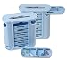 Produktbild Tablettenbox Medikamentendosierer 2er Set (=2Stück) Blau Medi Pillenbox 7 Tage Pillendose Wochendispenser Original Tiga-Med Qualität