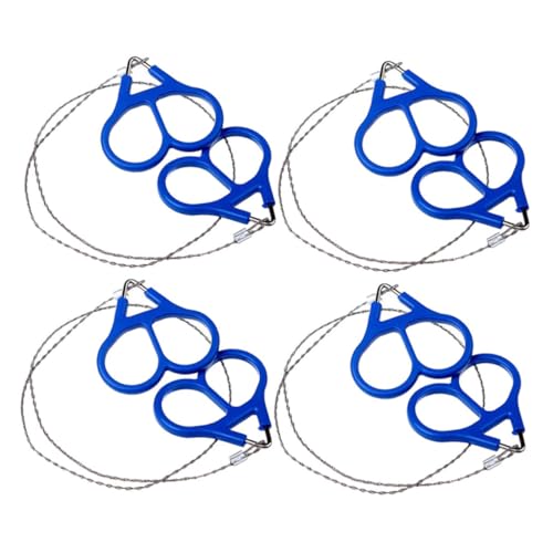 Kisangel Emergency Survival Wire Saws Stainless Steel Wire Saw Rope Saw for Outdoor Portable Camping