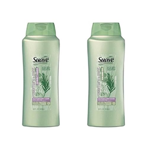Suave Professionals Rosemary + Mint Shampoo and Conditioner Bundle, 28 Oz Each Bottle