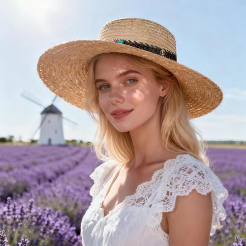 Image of Cowboy Hat Bands for Men Women, Leather Hatbands Belt for Cowboy /Western /Fedora /Cowgirl Hats