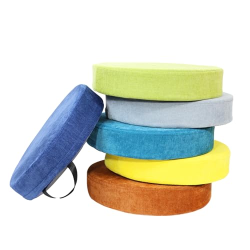 M Mute Touch 6 Pcs Flexible Floor Cushion for Classroom, Floor Cushions Easy to Clean and...