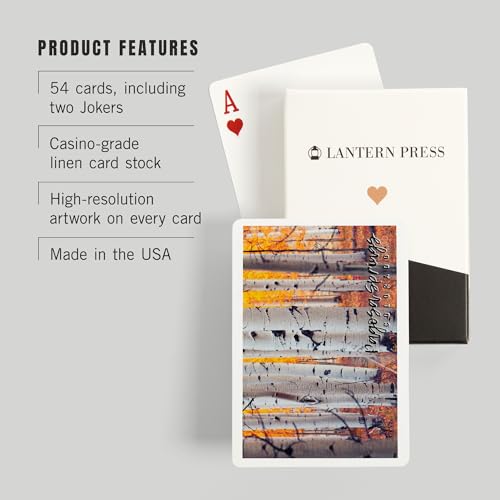 Lantern Press Pagosa Springs 52 Cartas Póker miniatura 3