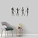 Style égyptien décor culturel ancien egypte dieux Sticker mural ornement égyptien Anubis Ra Seth Apis Stickers muraux vinyle OV 42x71cm