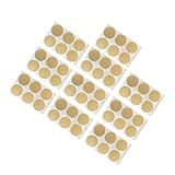 Beavorty Pegatinas para Rascar Redondas Autoadhesivas, 60 Unidades en 10 Hojas, Papel Capa de Rascar, Decoración Creativa DIY para Tarjetas, Etiquetas Selladas para Manualidades y Regalos