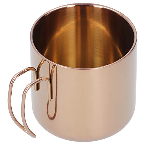Taza de café, vajilla, 400 ml de acero inoxidable 304, taza portátil, taza de café, práctica segura y confiable, para… - Imagen 5