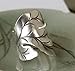 Sterling Silver Handmade Large Nature Boho Leaf Statement Wide Ring Adjustable Wrap to Sizes 6 to 11 also as Thumb Ring