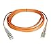Tripp Lite Duplex Multimode 62.5/125 Fiber Patch Cable (LC/LC), 20M (65-ft.)(N320-20M) Orange
