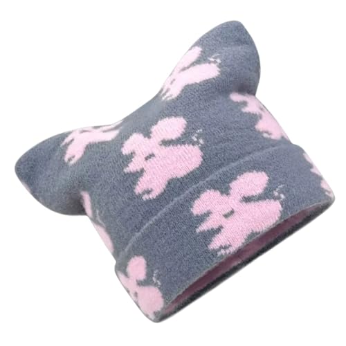 Lovely Mouse Hat Warm Winter Hat Unisex Cartoon Hat Children's Animal Hat Unisex