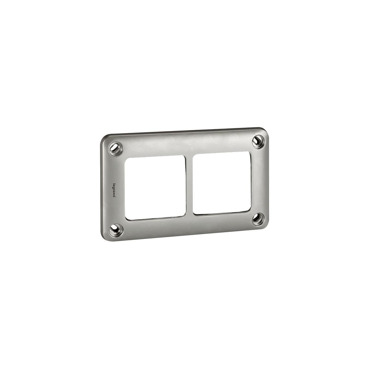 Legrand 077852 Soliroc IK10 Plaque, 2 Postes
