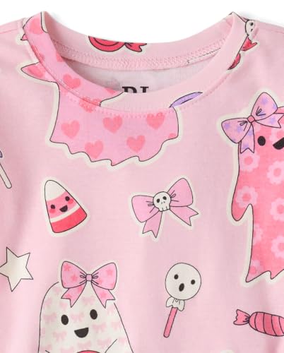 Image of The Children's Place Baby and Kids' Sibling Matching Halloween and Holiday Pajama Sets, Cotton