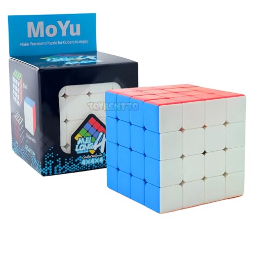 Image of Moyu Meilong 4x4 Speed Cube Smooth Turning Stickerless Puzzle Toy for Beginners and Professionals High Performance 4x4 Cube for Kids and Adults